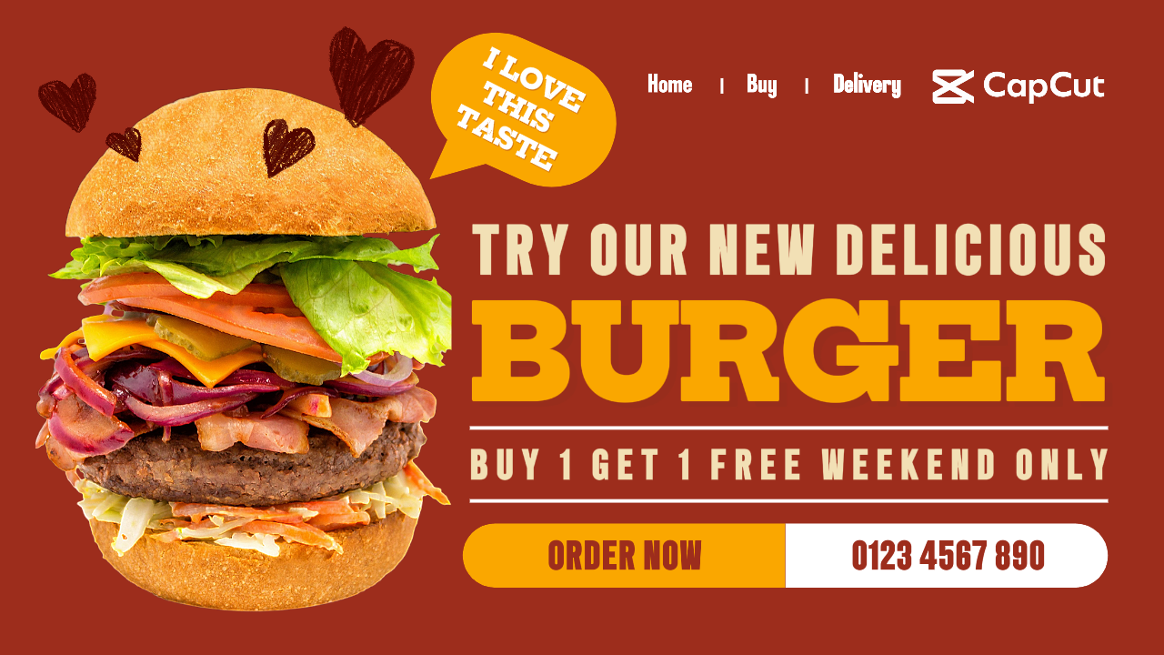 Nourriture et boissons Achetez 1 Obtenez 1 hamburger gratuit