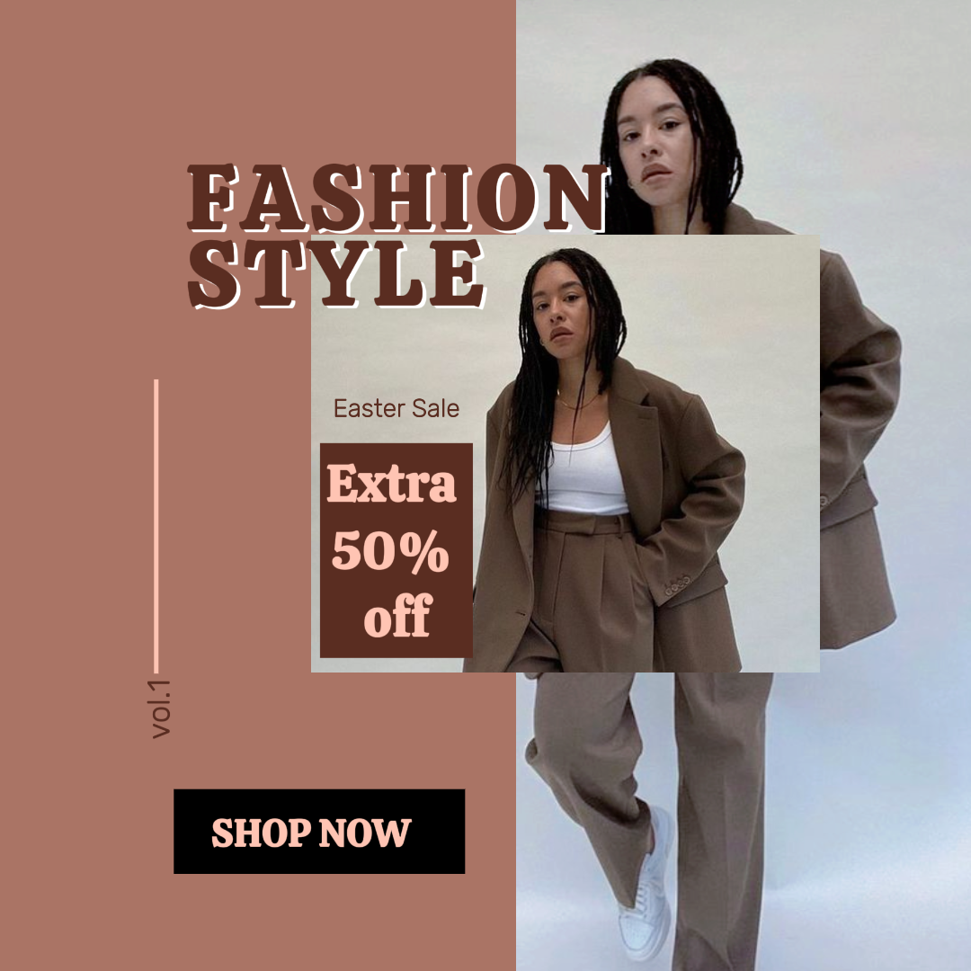 Fashion style instagram post