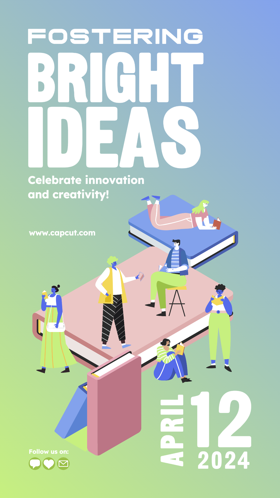 Día de la Propiedad Intelectual Póster Creativo Ideas Brillantes