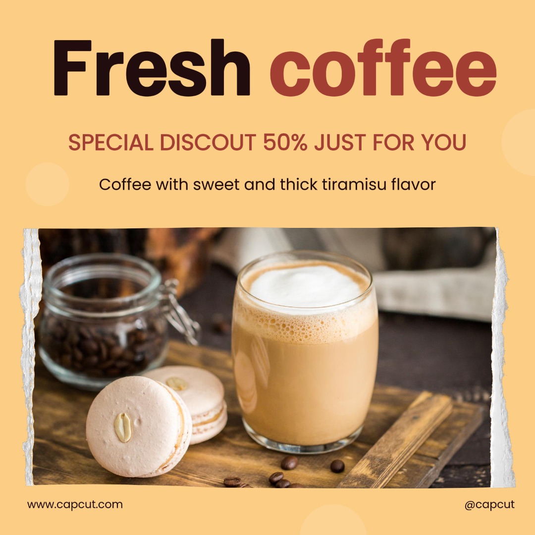 Coffe Shop Promotion Modern Minimalist Instagram Post
