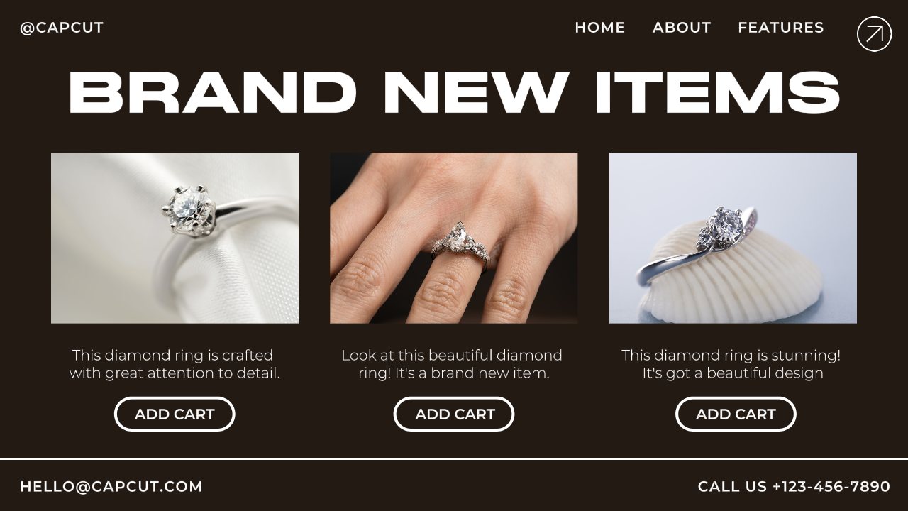 Fashion Jewerly Brand New Items Promotion Youtube Thumbnail