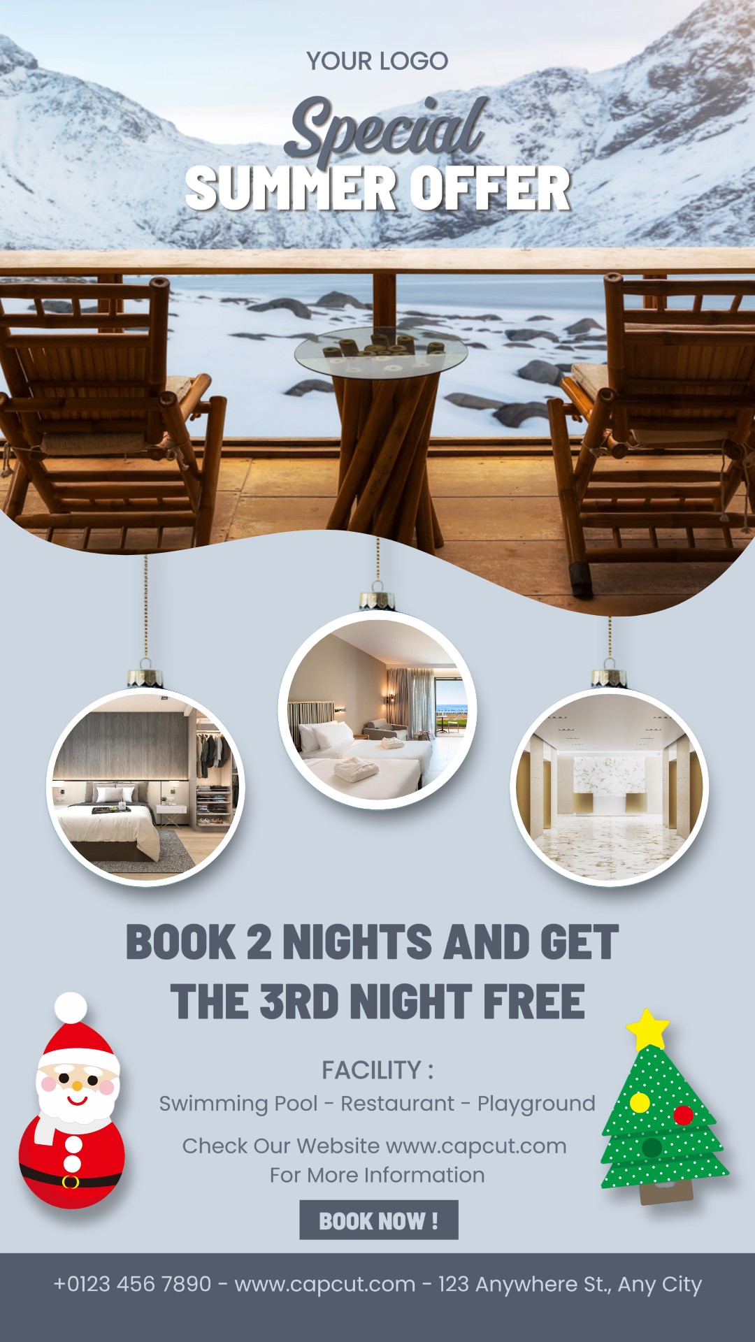 Christmas Hotel Promotion Instagram Story