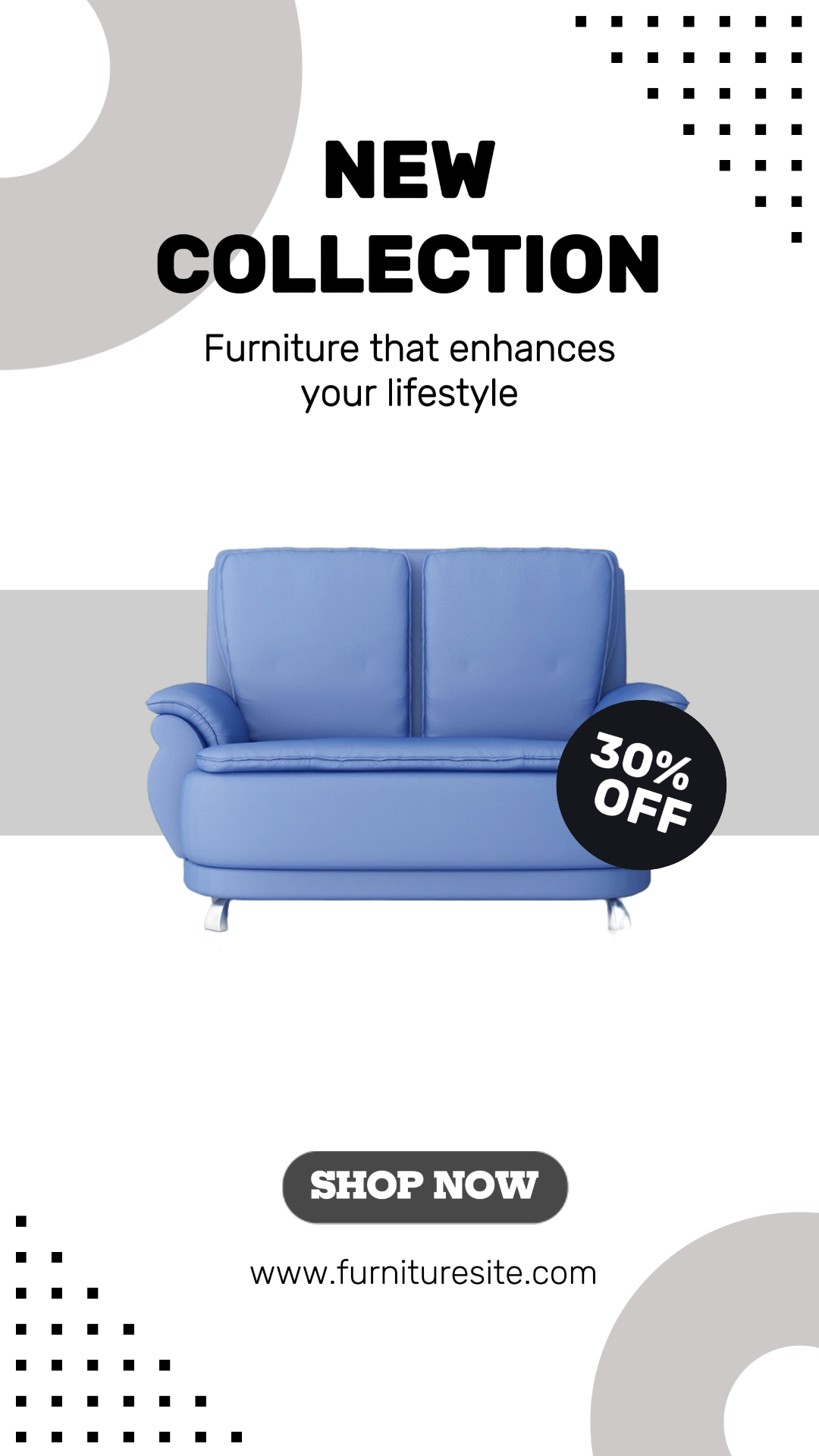 Förderung von Möbeln Instastory