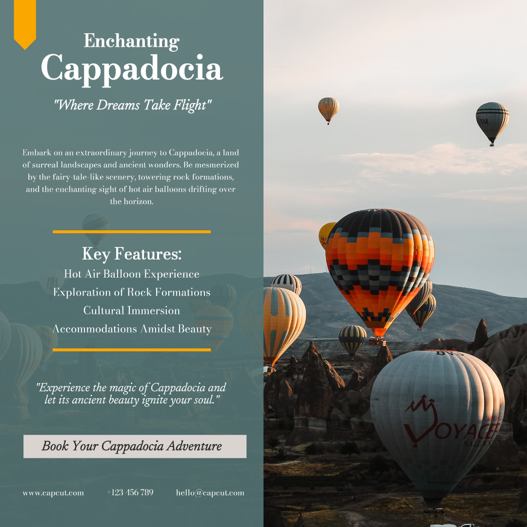Paket Perjalanan Cappadocia Promosi Posting Instagram
