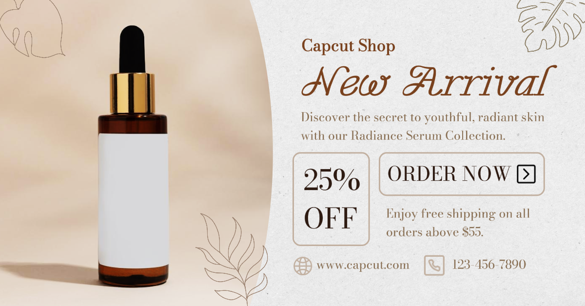 Iklan Facebook Serum Wajah Kedatangan Baru Iklan Facebook Gaya Halus