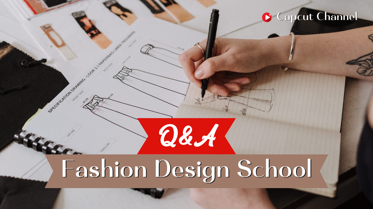 Reação em miniatura do Youtube - Q & A Fashion Design School