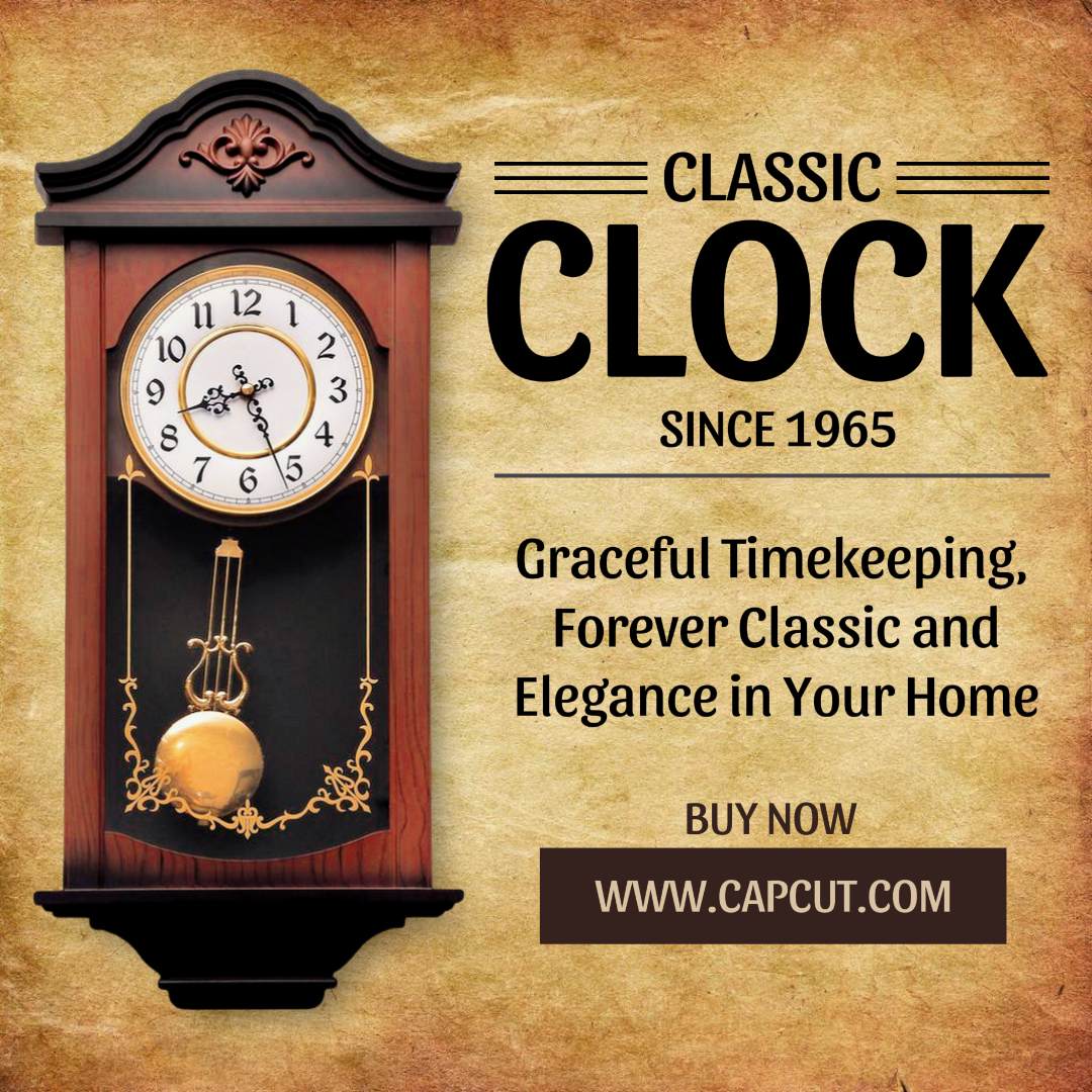 Accesorios para el hogar Promociones Instagram Post Reloj de pared clásico