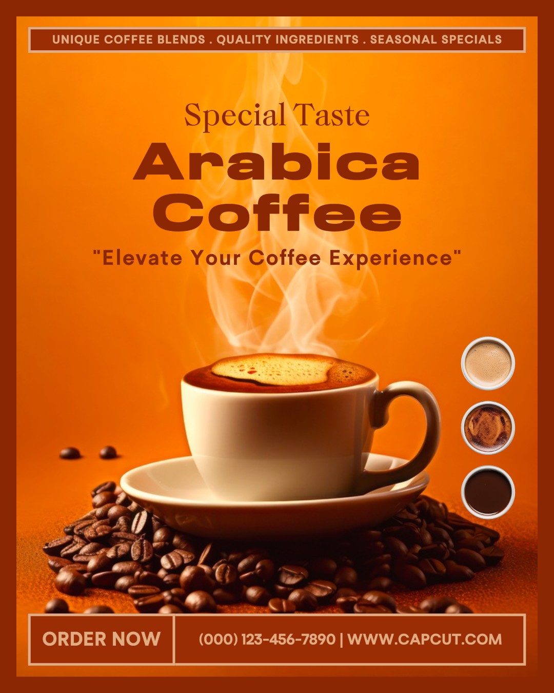 arabica coffee promotion instagram post
