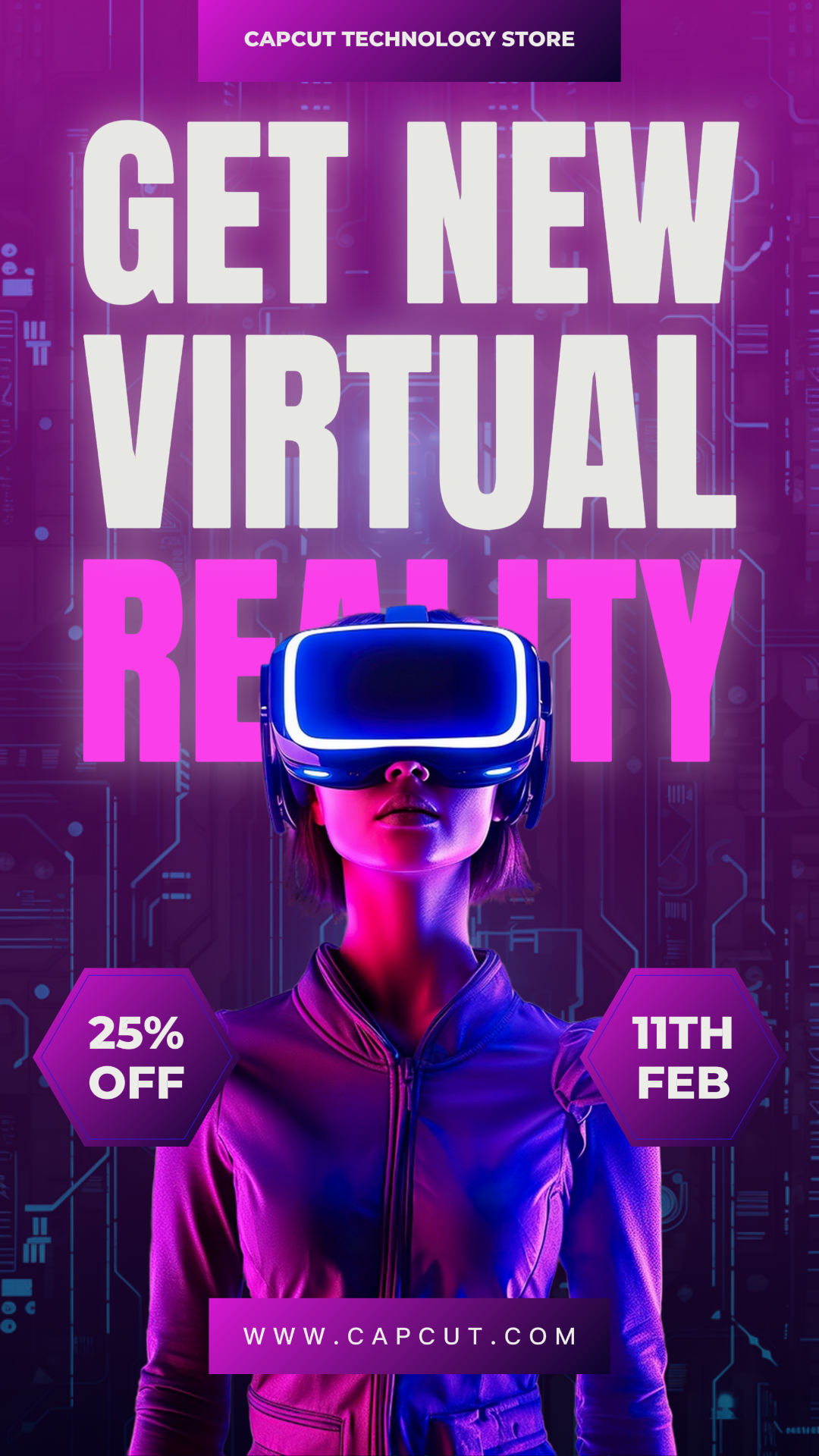 Virtual Reality Promotion Instagram Story