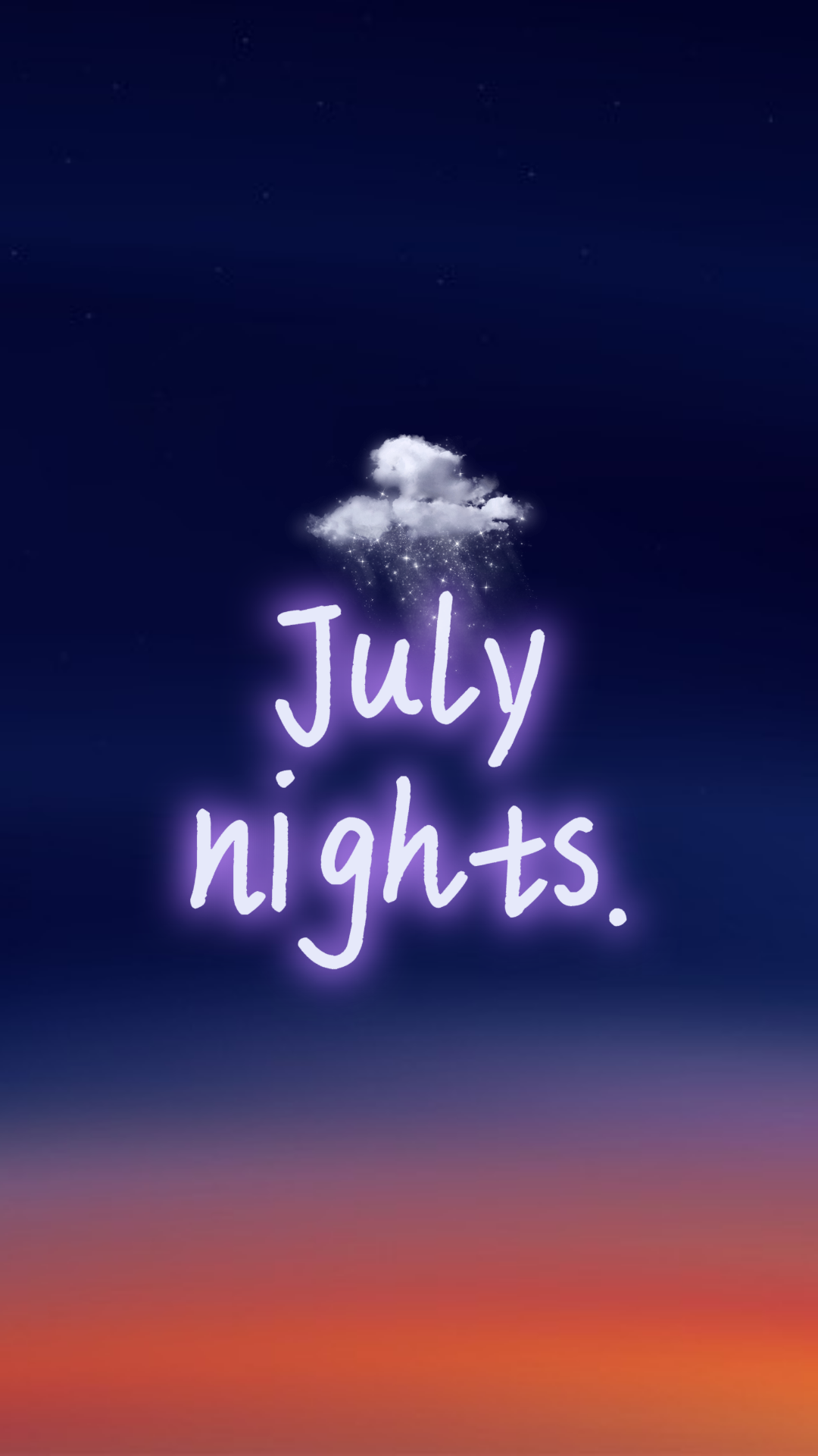 Fondo de pantalla de plantilla de imagen 9: 16 noches de julio