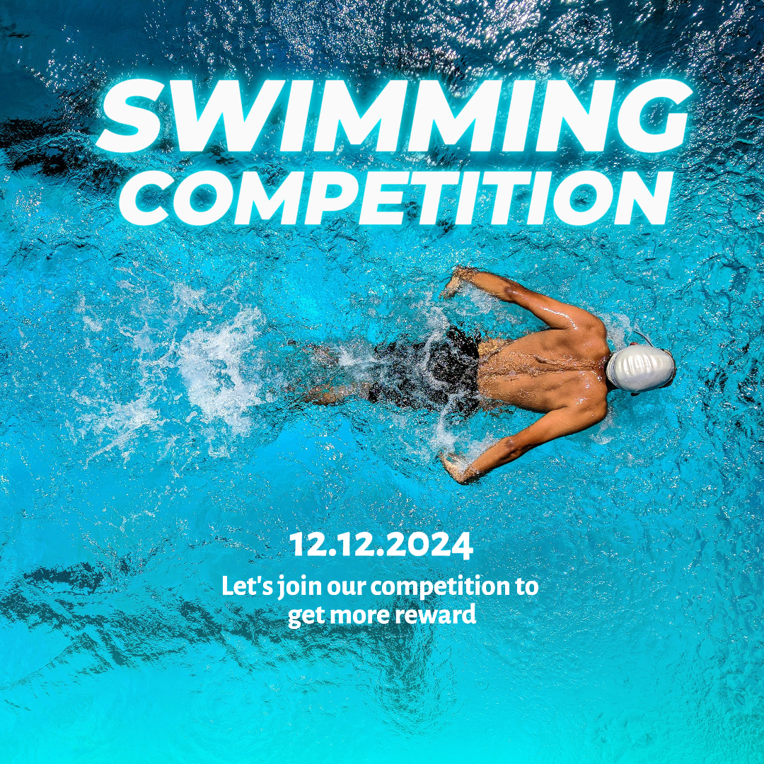 Deporte Y Partido Natación Póster Instagram Post Whi