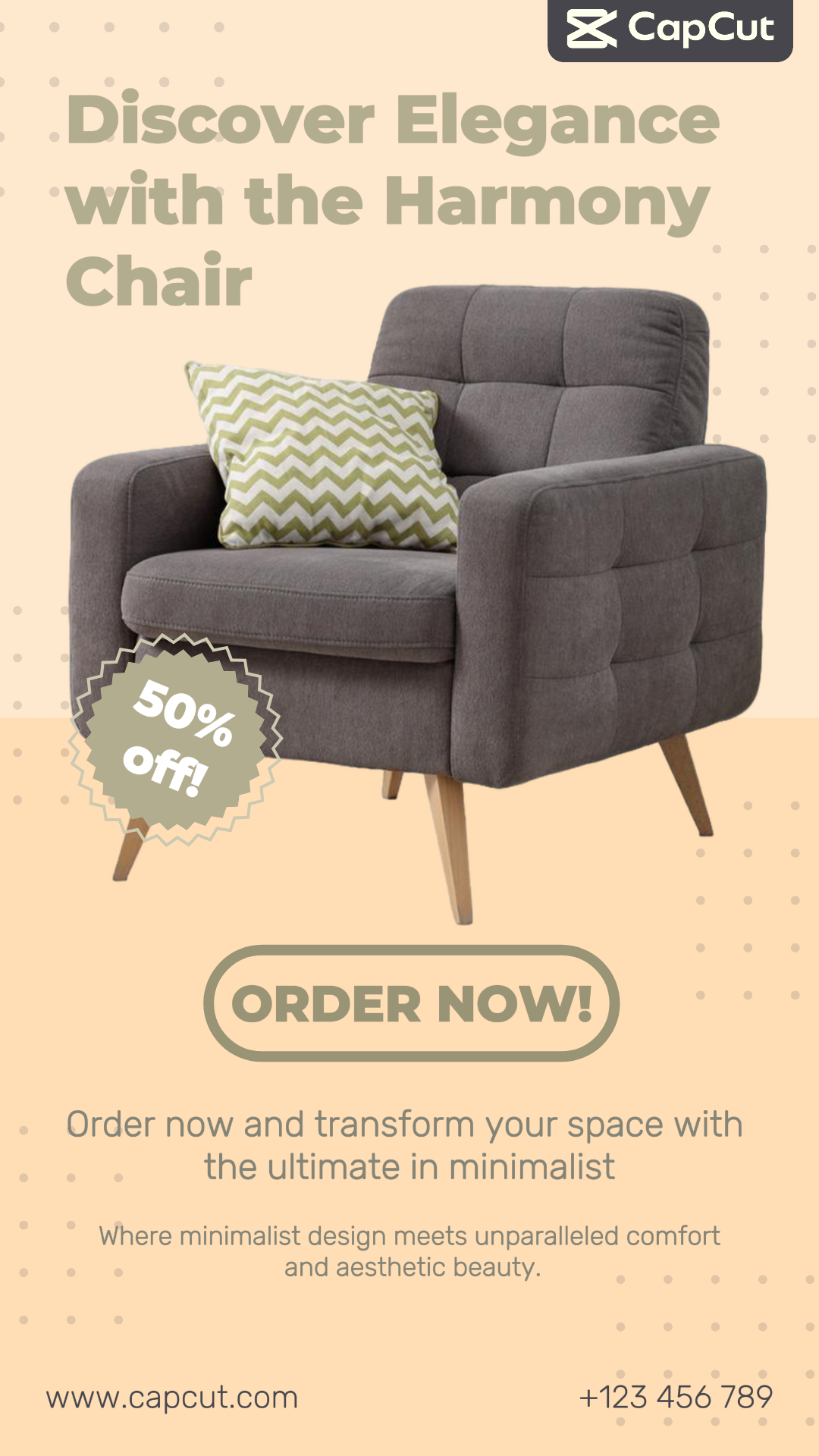 Marketing poster Household Harmony Chair