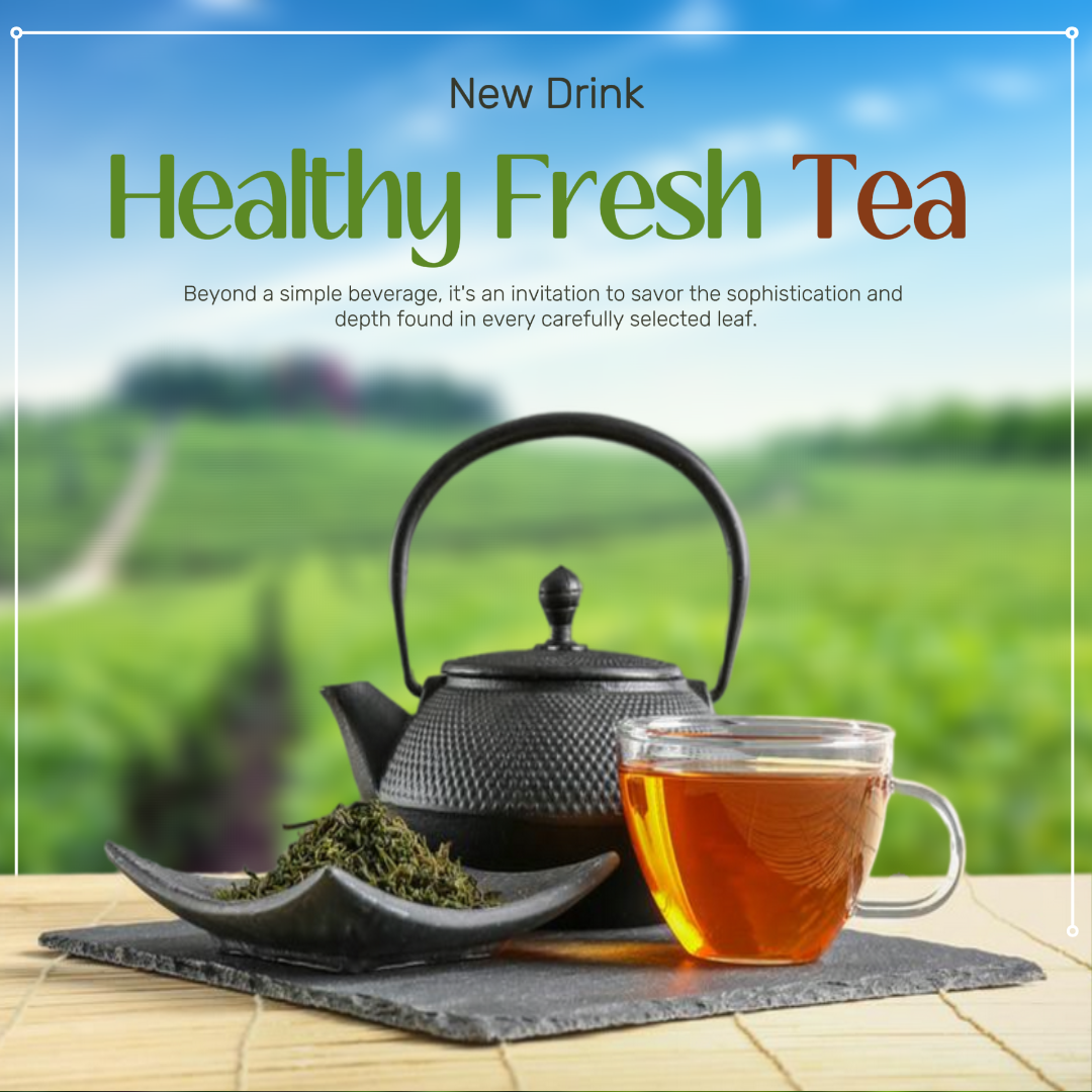 E-Commerce Food Healthy Tea Product Display