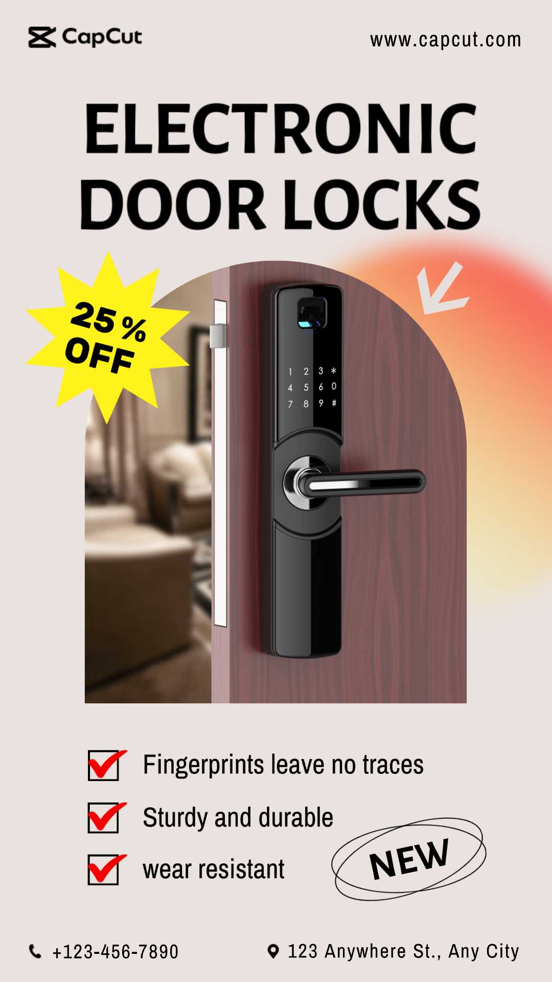 Entreprise d'introduction de serrure intelligente de porte électronique