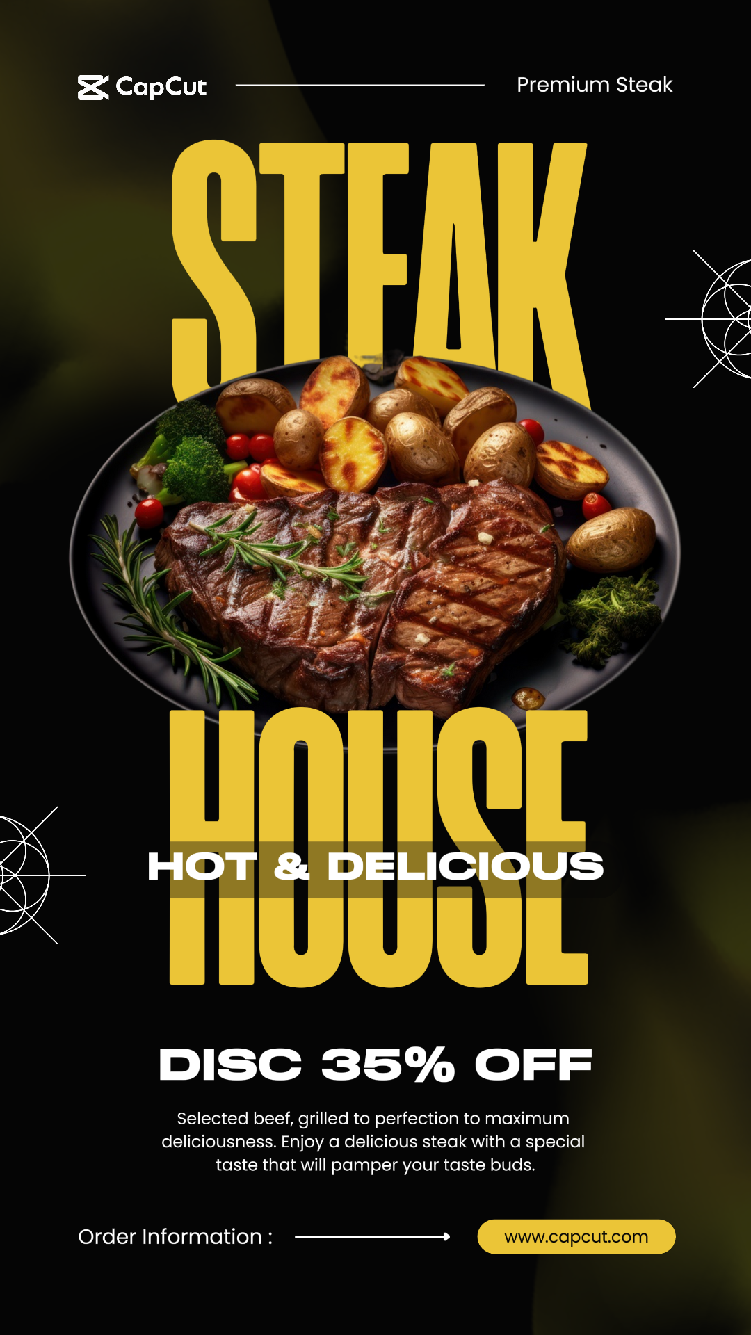 Steak House Instagram Story