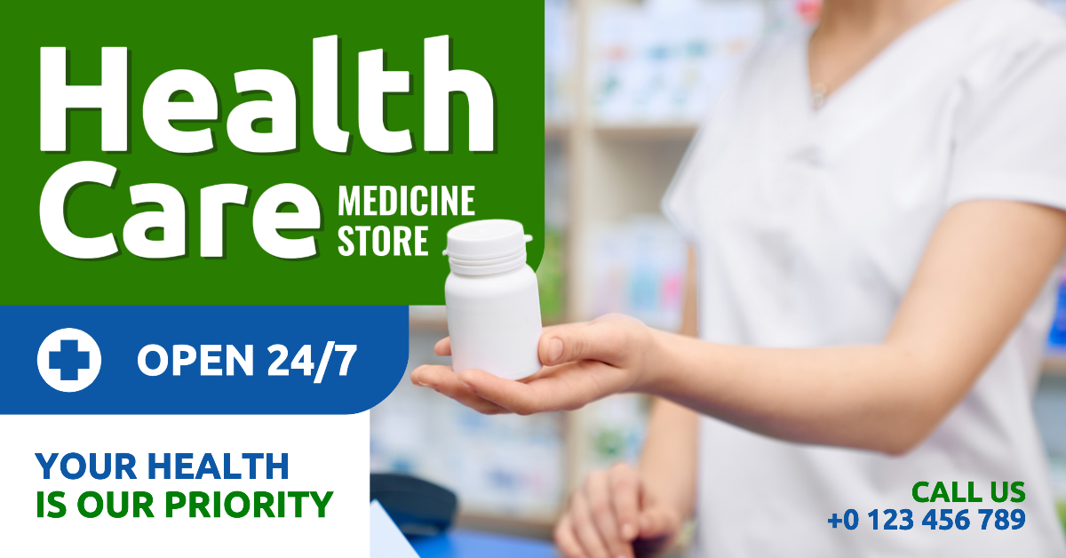 Publicités Facebook Promotion Medicine Store