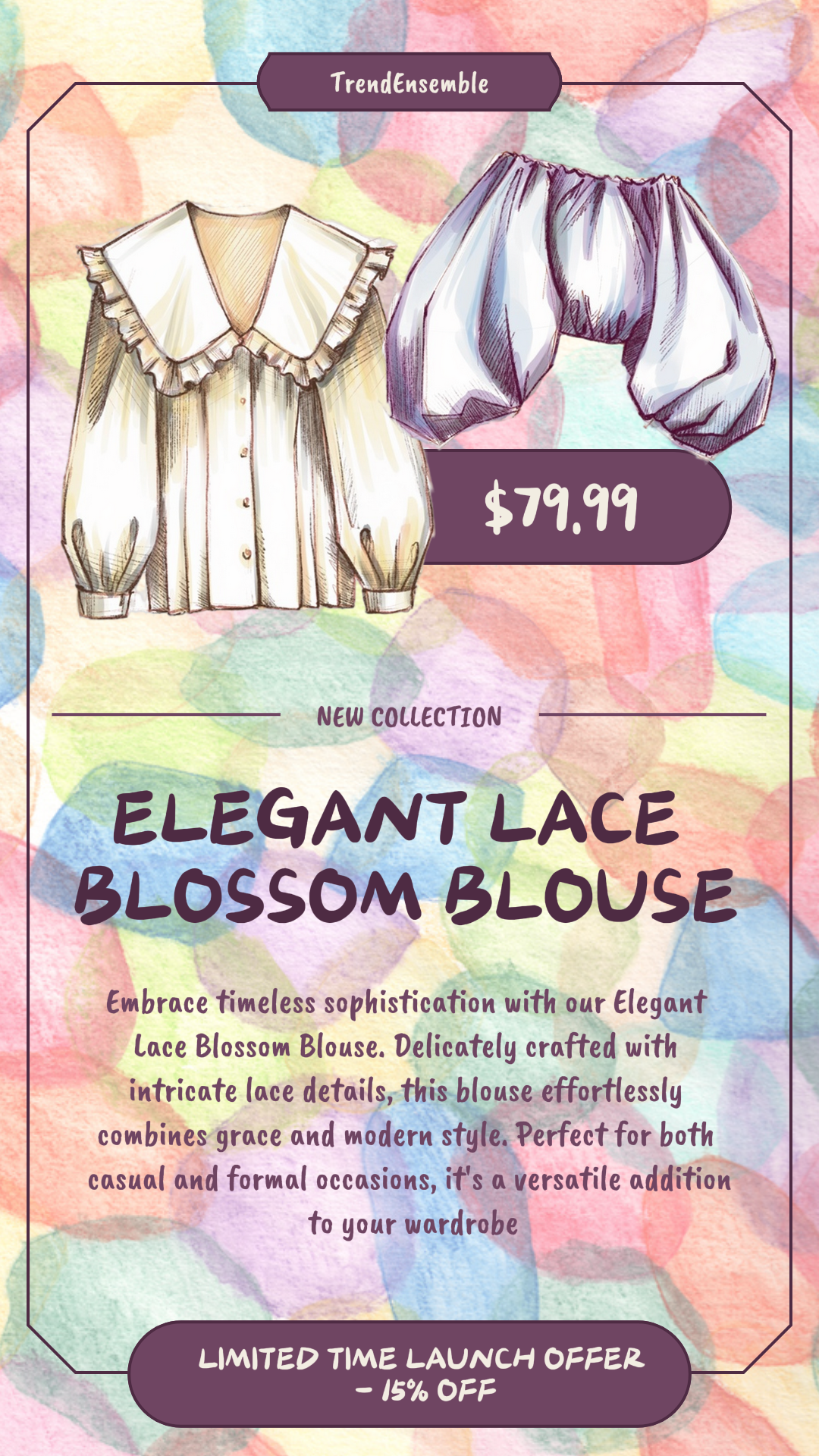 Clothing Product New Collection Instagram Story