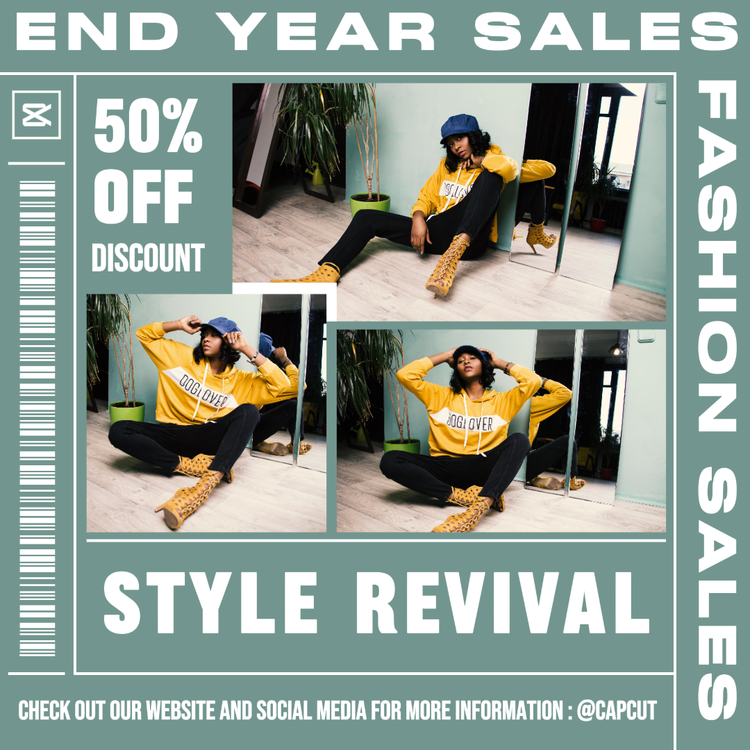 Fashion End Year Sales Promotion Instagram Post
