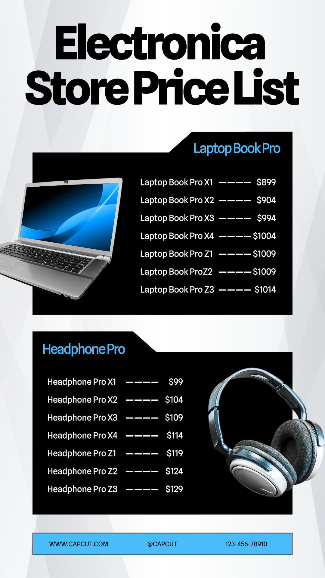 Lista De Precios De Productos Electrónicos