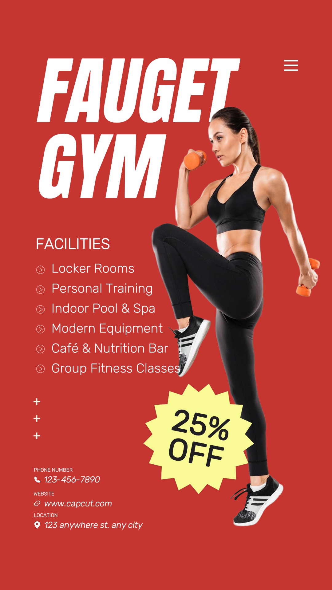 Gym and Fitness Instagram Story