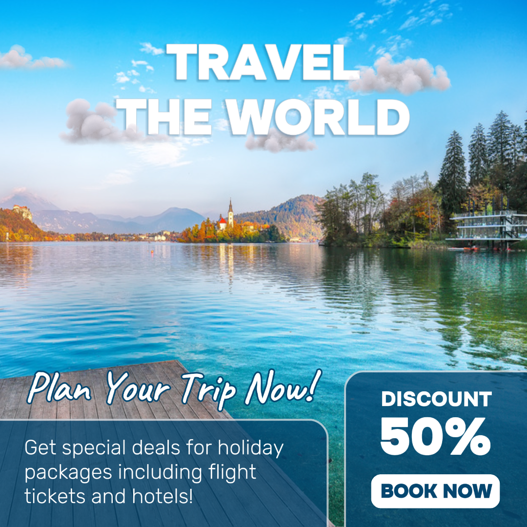 Poster Pemasaran pos perjalanan