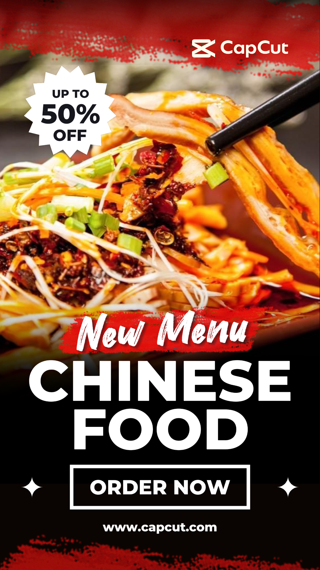 Nourriture et boissons Menu Cuisine chinoise TikTok Post