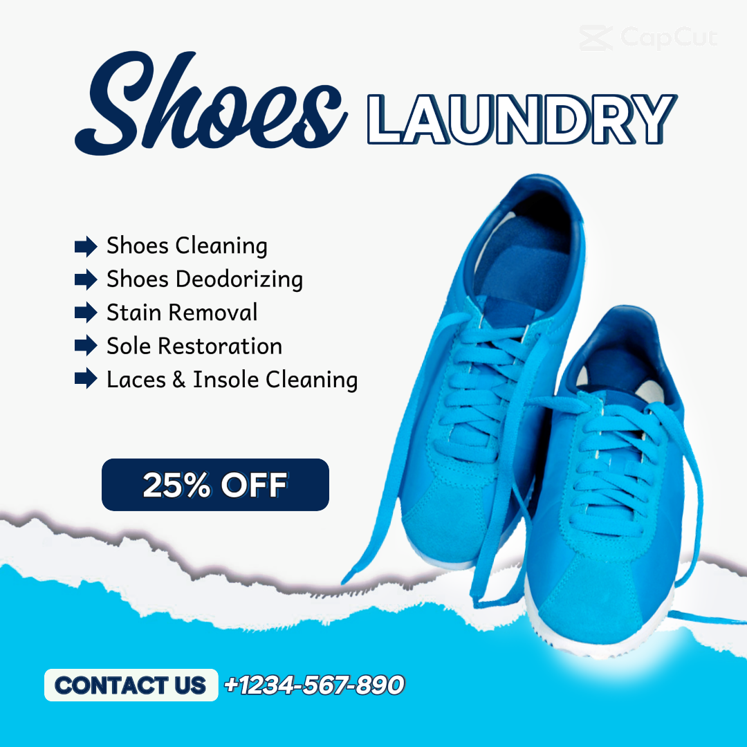 Servicios De Vida - Zapatos De Lavandería Estilo Azul Blanco