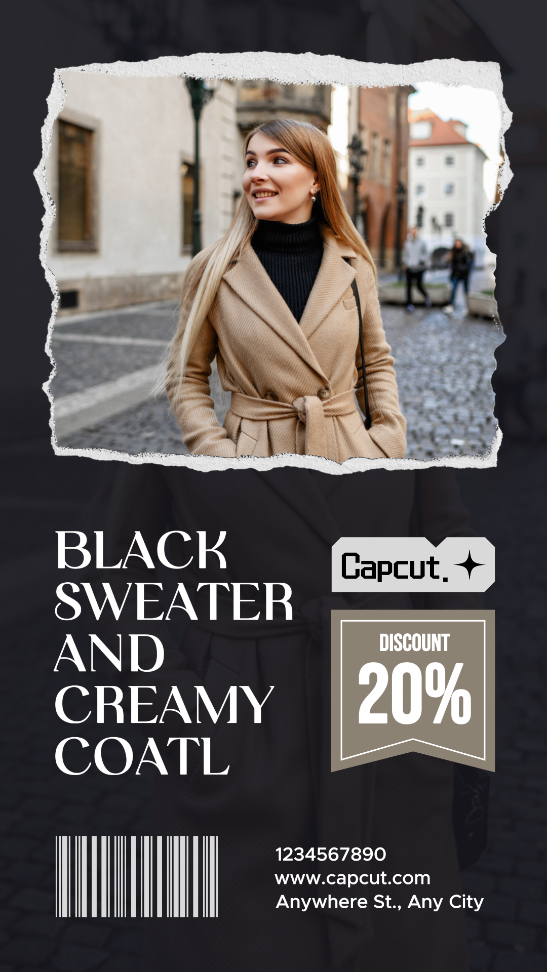 Marketing Poster Fashion Sale Promotion Instagram Story