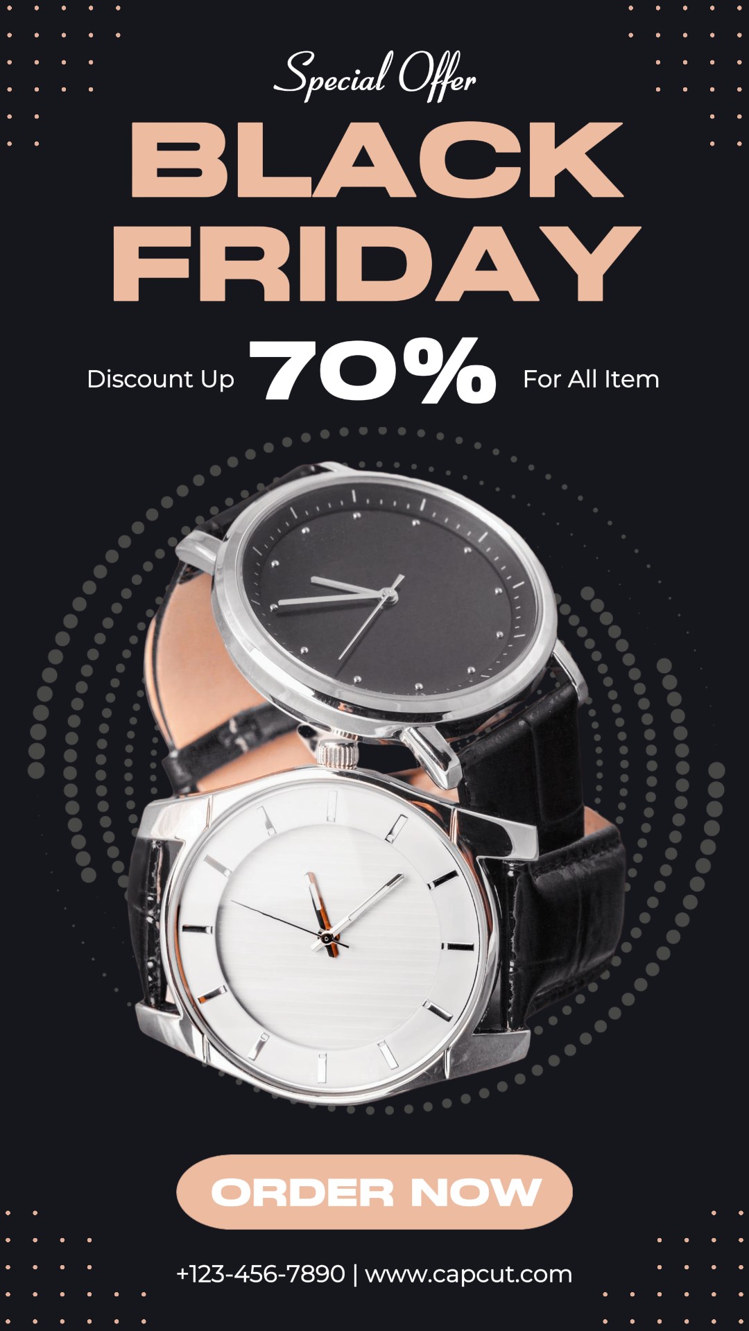 Regardez les promotions Black Friday Instagram Story