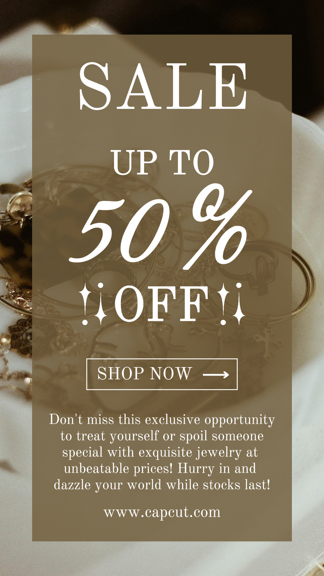 Jewelry and accessories jewelry sale instagram story square look