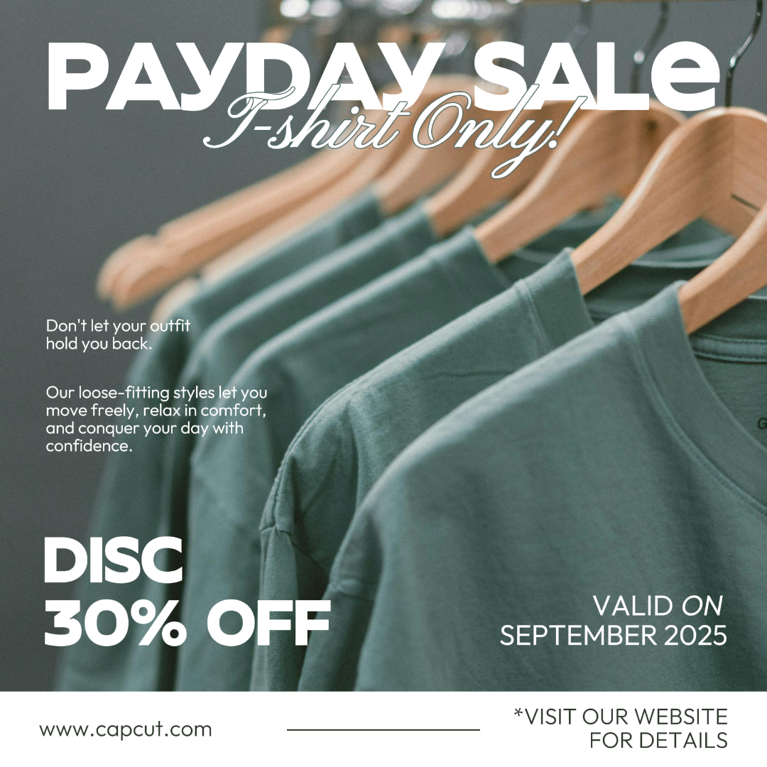 Pôster de marketing de roupas Instagram Camiseta Verde