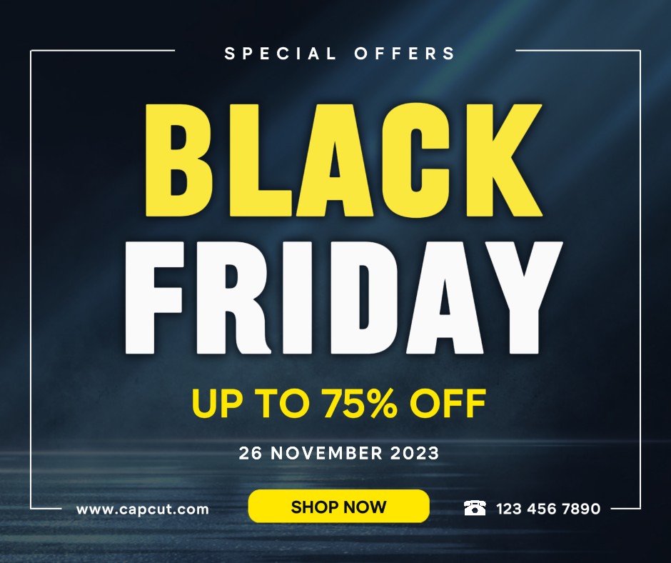 Black Friday Promotion Facebook Post