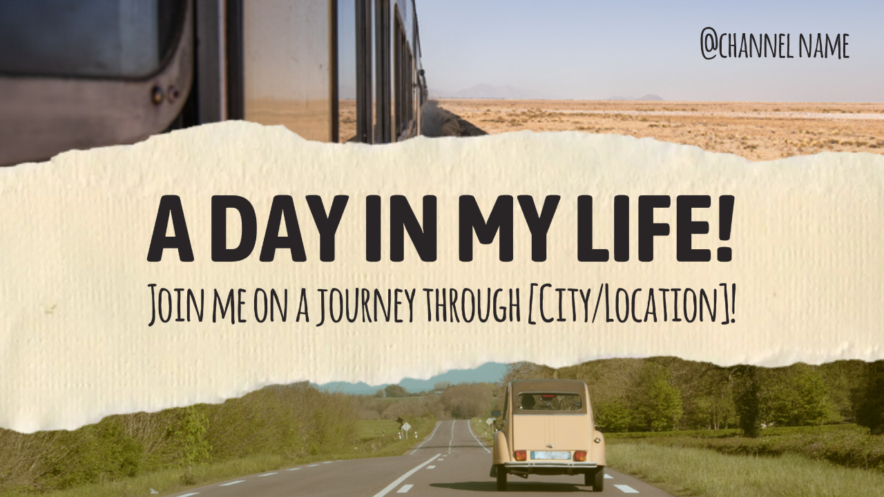 Youtube Thumbnail - Vlog sehari dalam hidupku