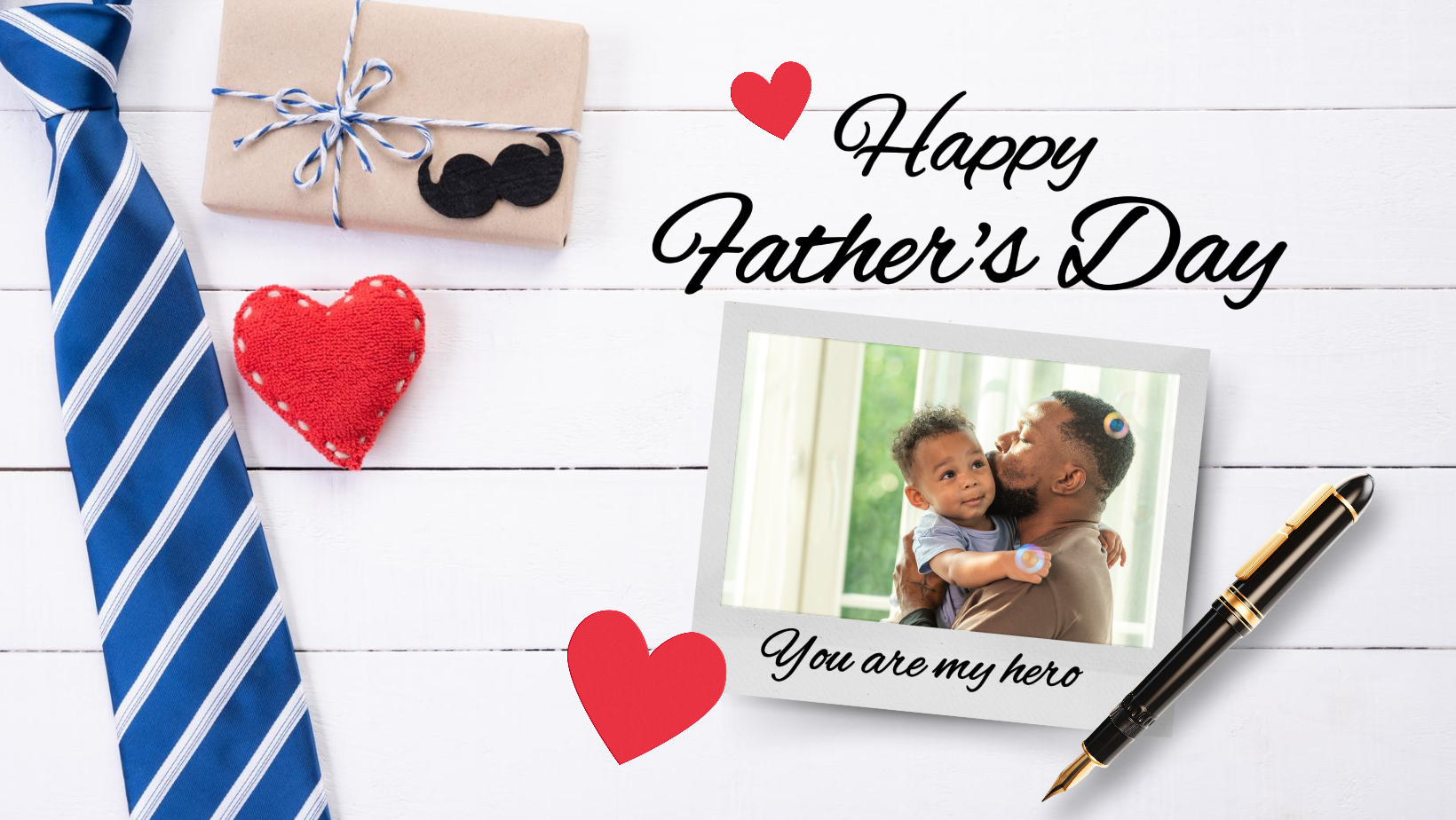 Cartel creativo del día del padre Anuncios de Facebook