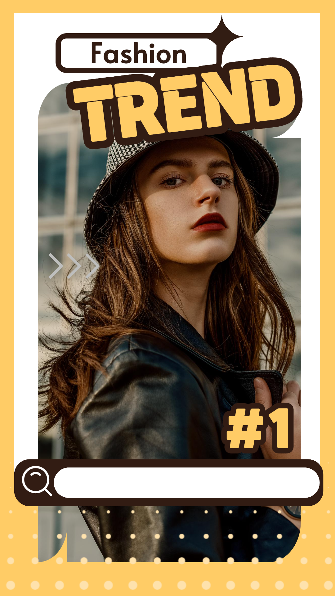 Affiche marketing tendance de la mode vignette TikTok