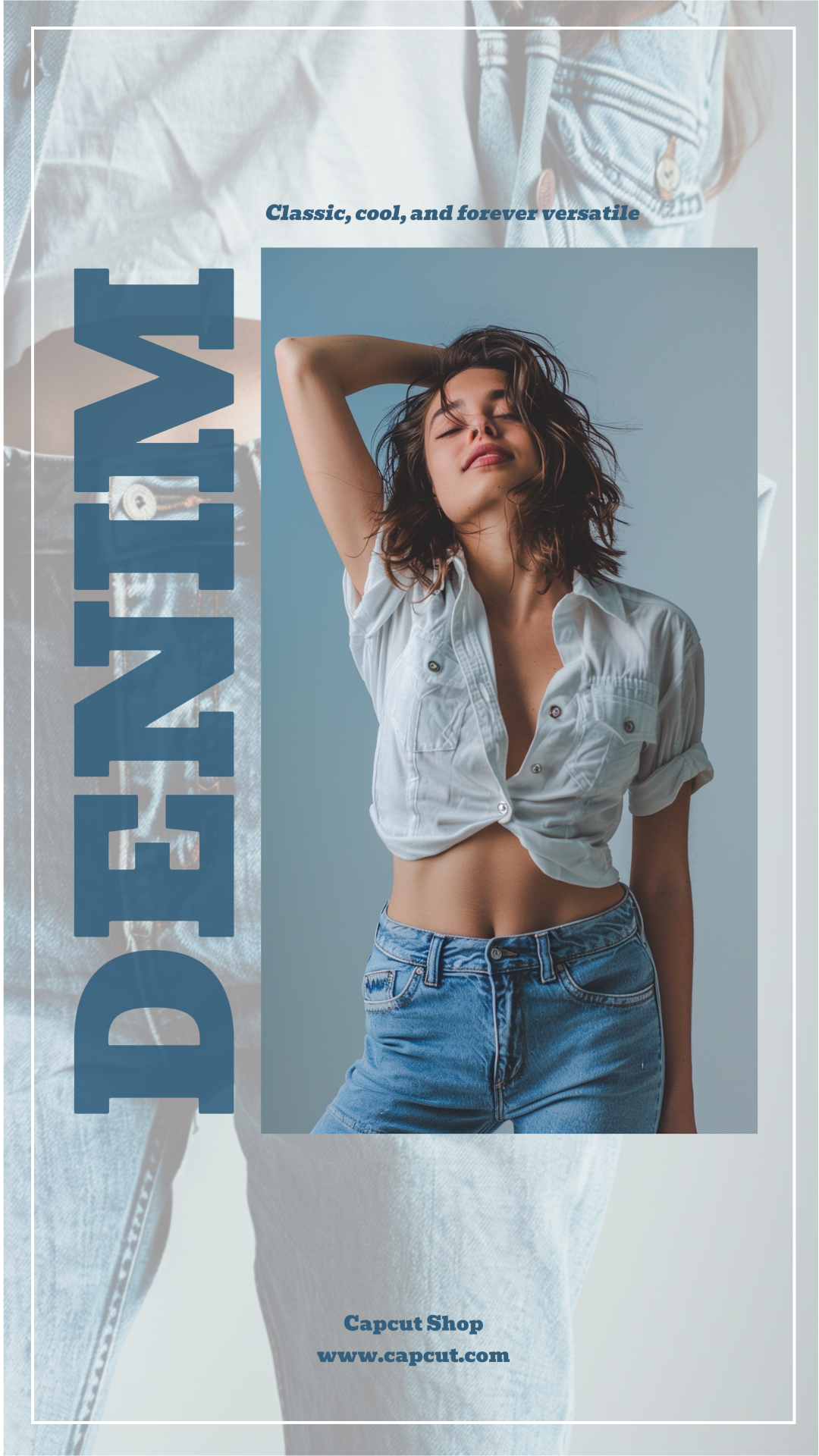 Kleidung und Schuhe Marketing-Poster Instagram-Story