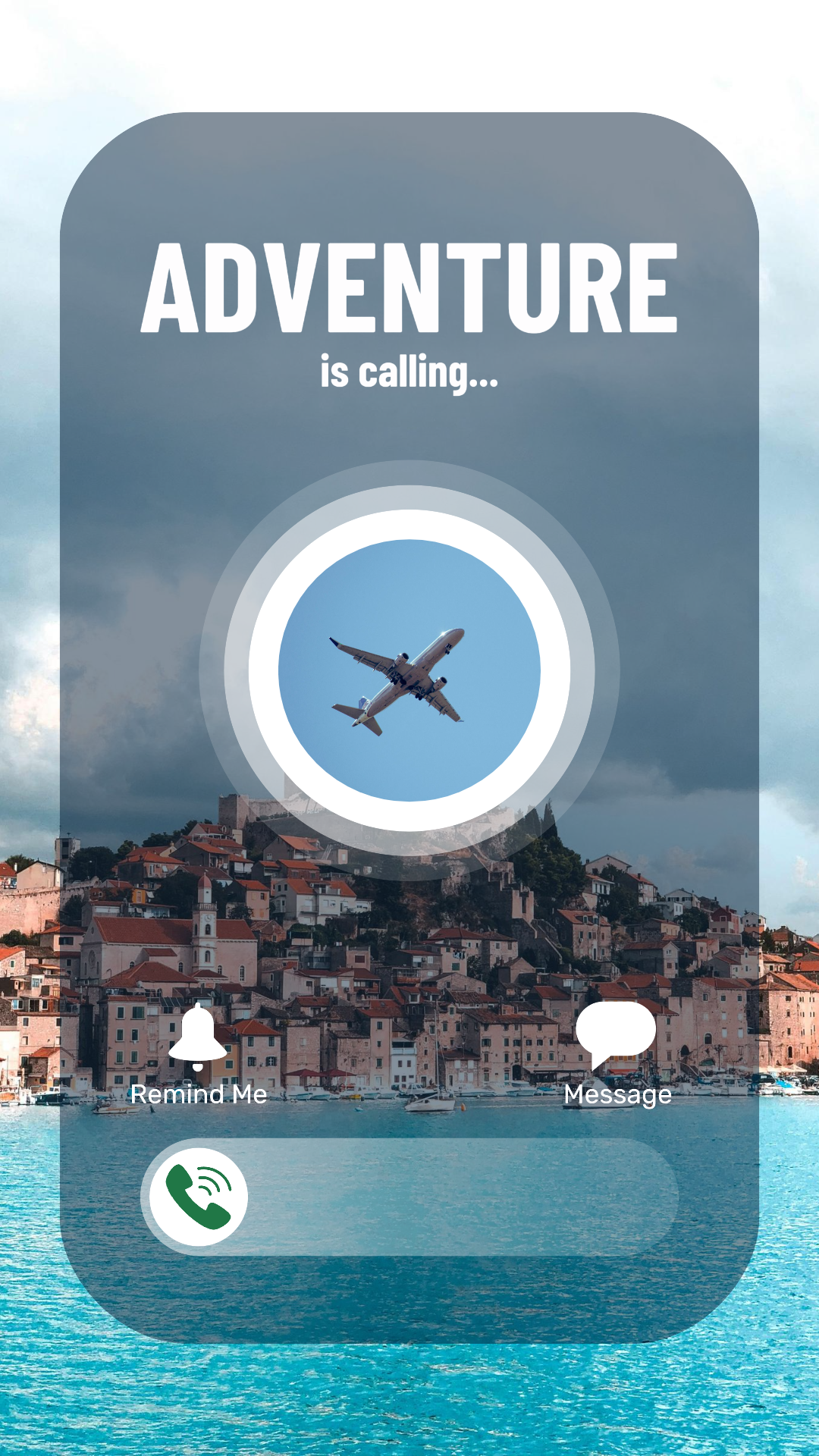 Voyage - Affiche créative L'aventure appelle