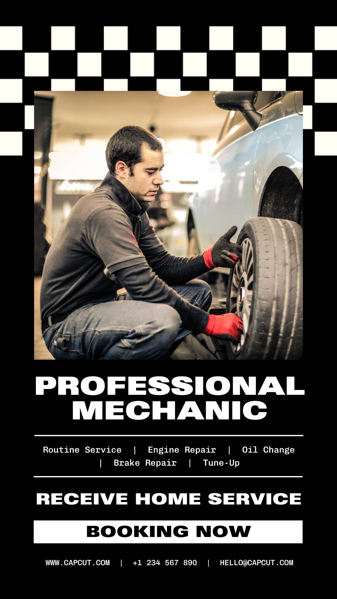 Cars Professional Mechanic Promotion Instagram Story