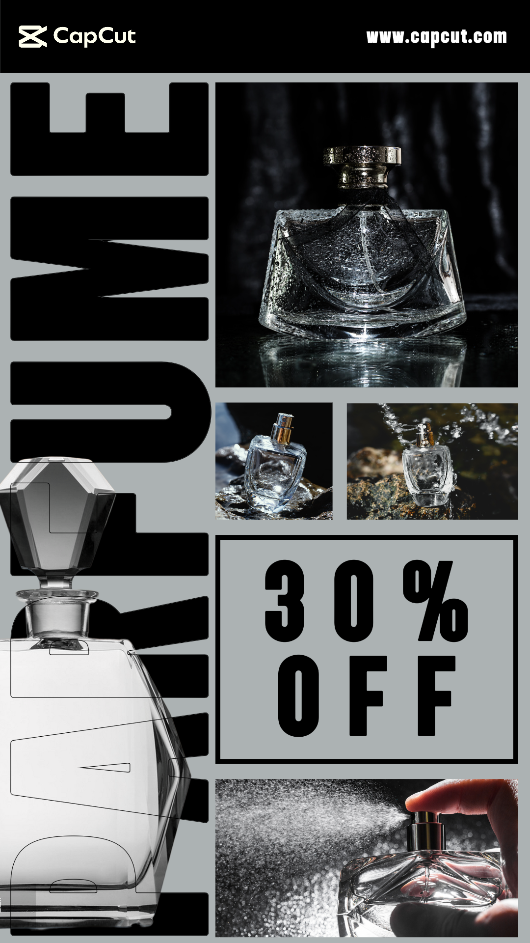 Personal Care Parfume Luxury Product Display