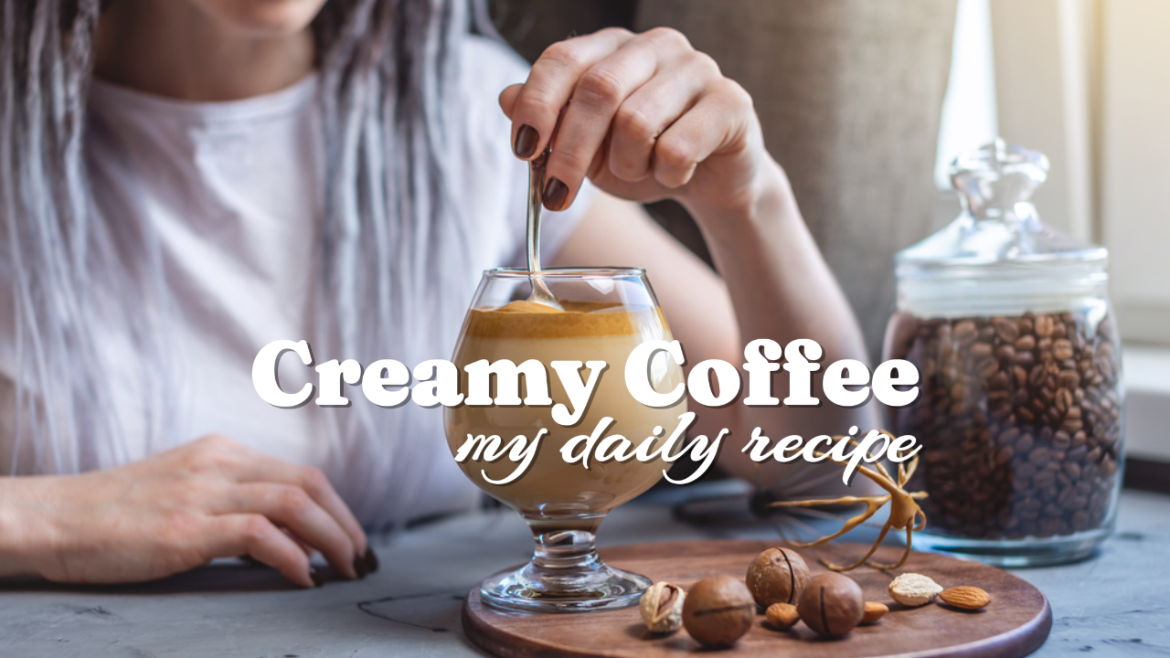 Vignette YouTube - Recette de café crémeux Food Vlog