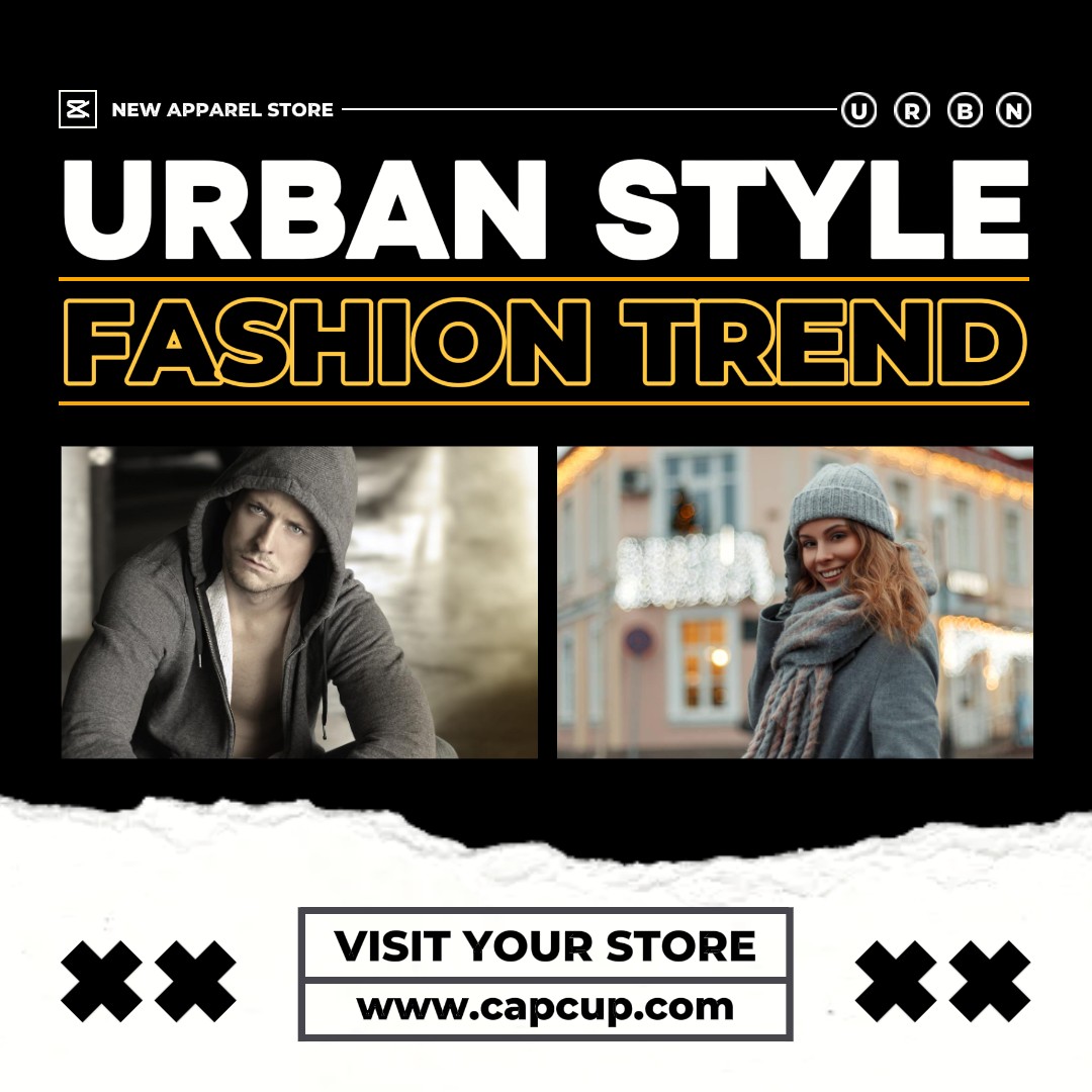 Tendência de moda Exibição de produtos Instagram Post