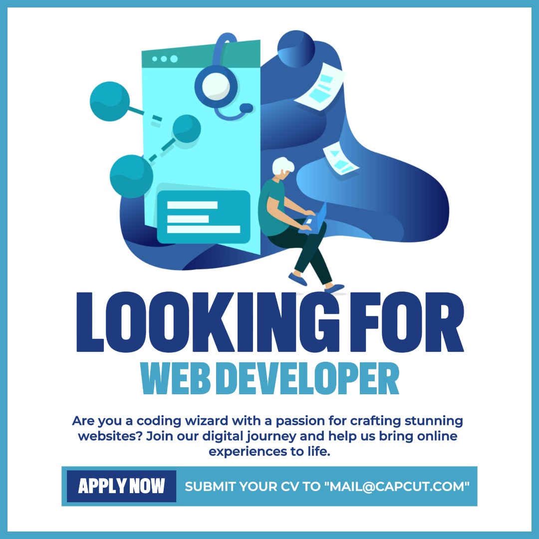 Looking for Web Developer Instagram Post