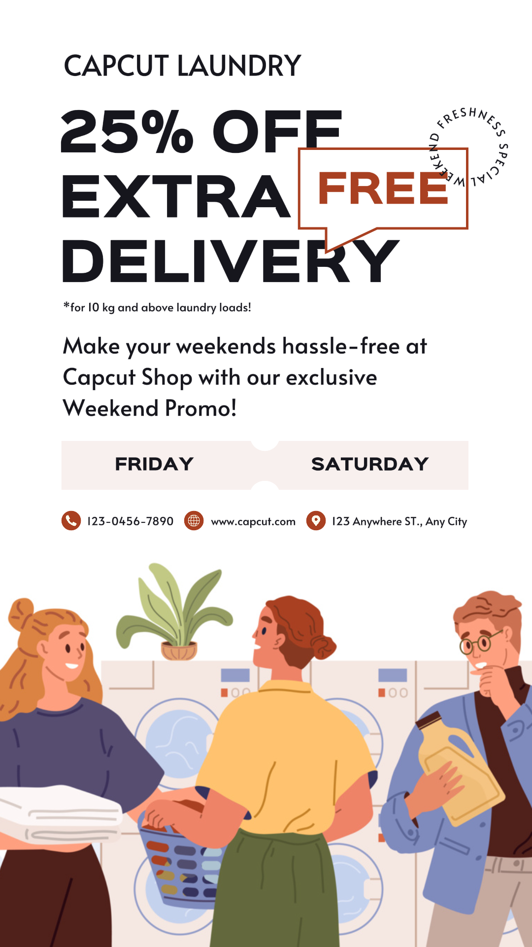 Servicios Promoción De Lavandería Historia De Instagram