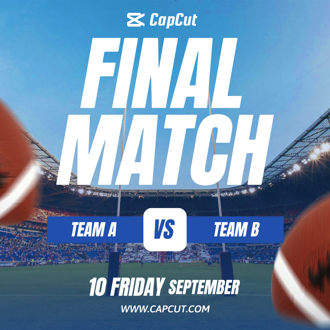 SuperBowl Football Template - Final Match