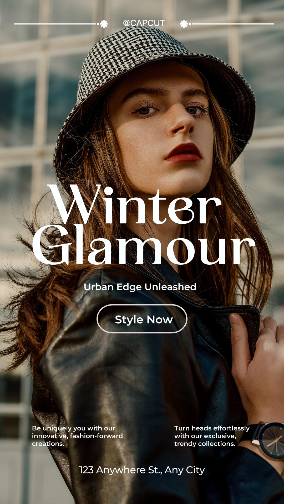 패션 윈터 글래머 런칭 스토리 포스트