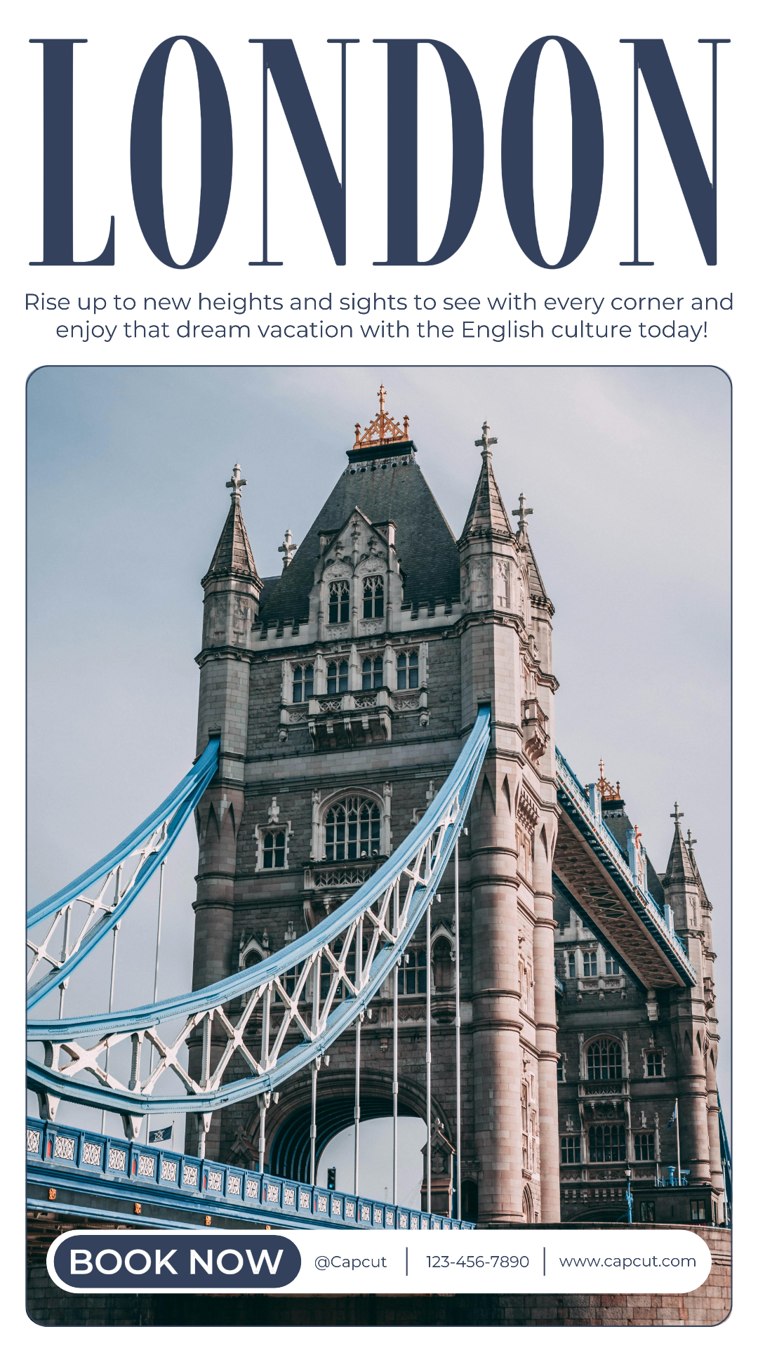 Reisemarketing Poster Insta Story London