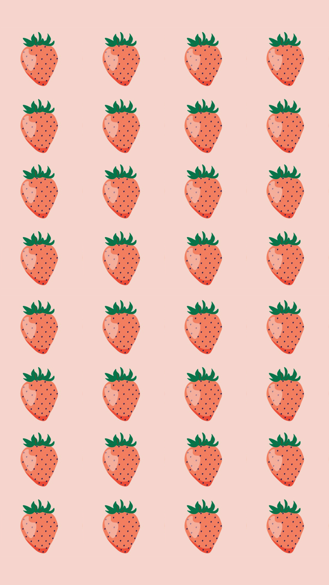 Papier peint Poster créatif Fraise Fruit