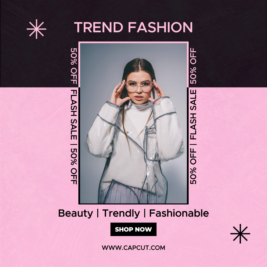 Mode Nouvelle tendance Instagram Feed Noir Rose