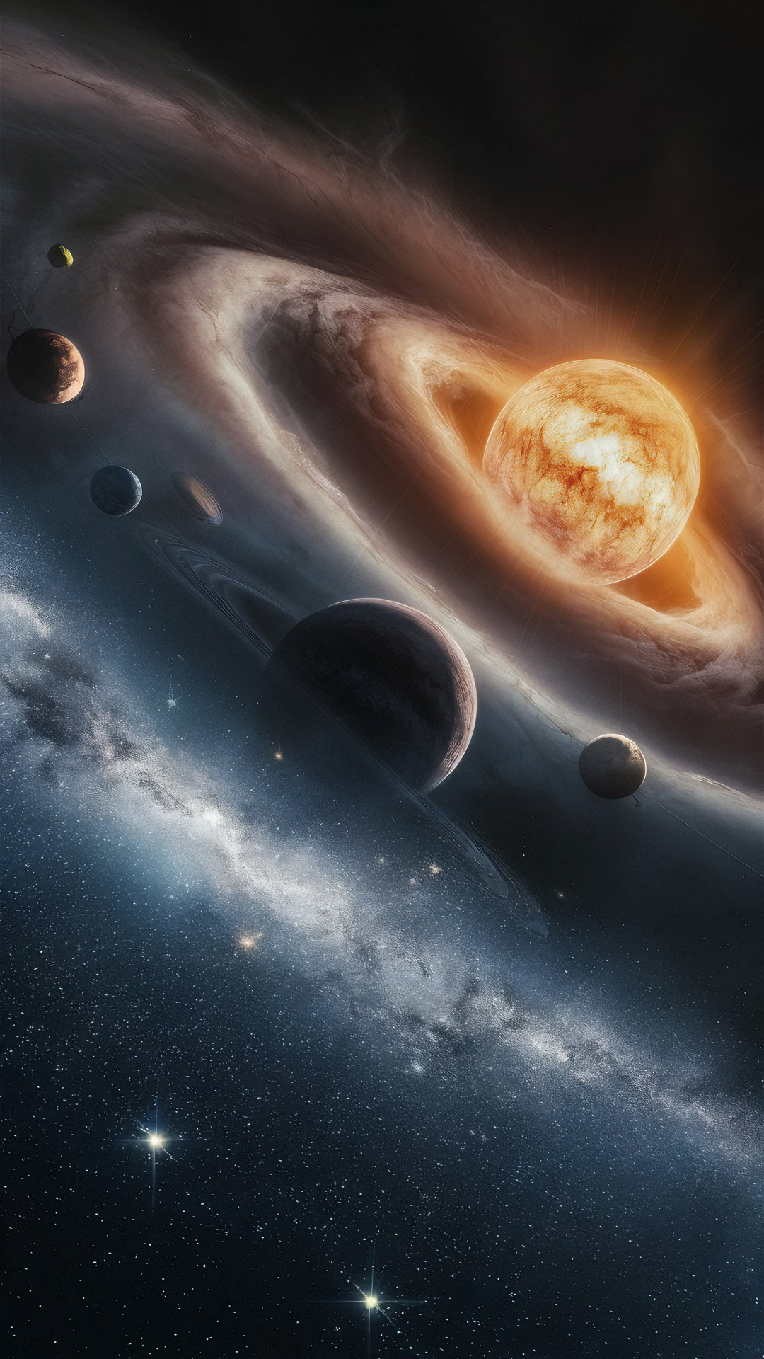 Papier peint Affiche créative Galaxy View