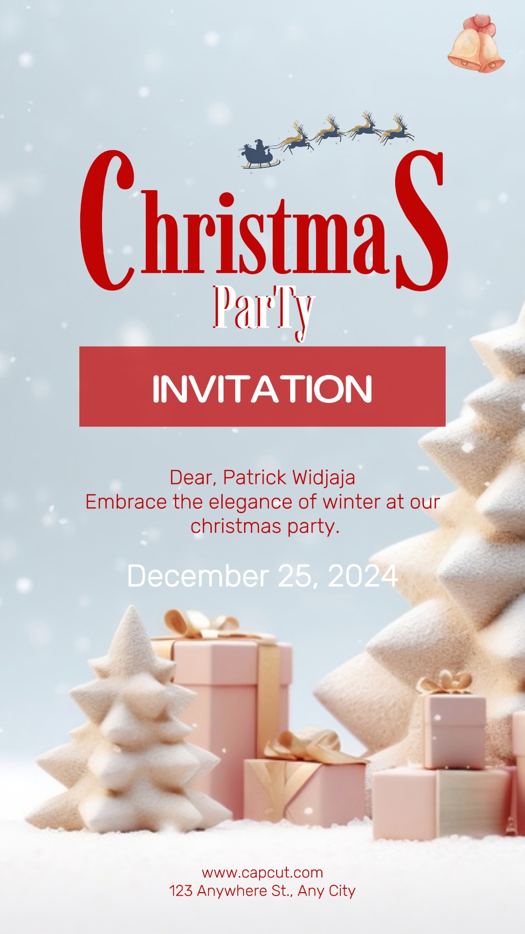 Post Tiktok Convite De Festa De Natal